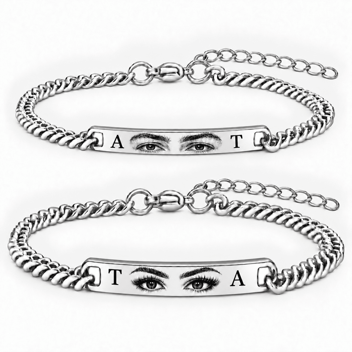 Partnerarmband mit Fotogravur - OTANTO