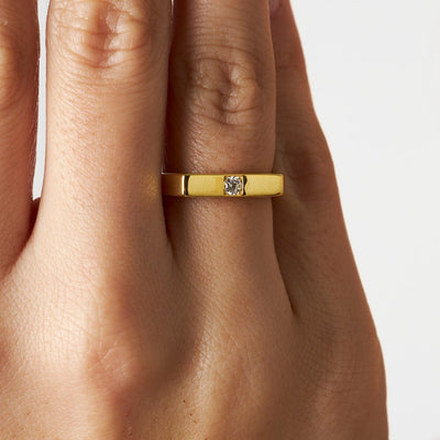 Diamond Rectangle Ring - OTANTO