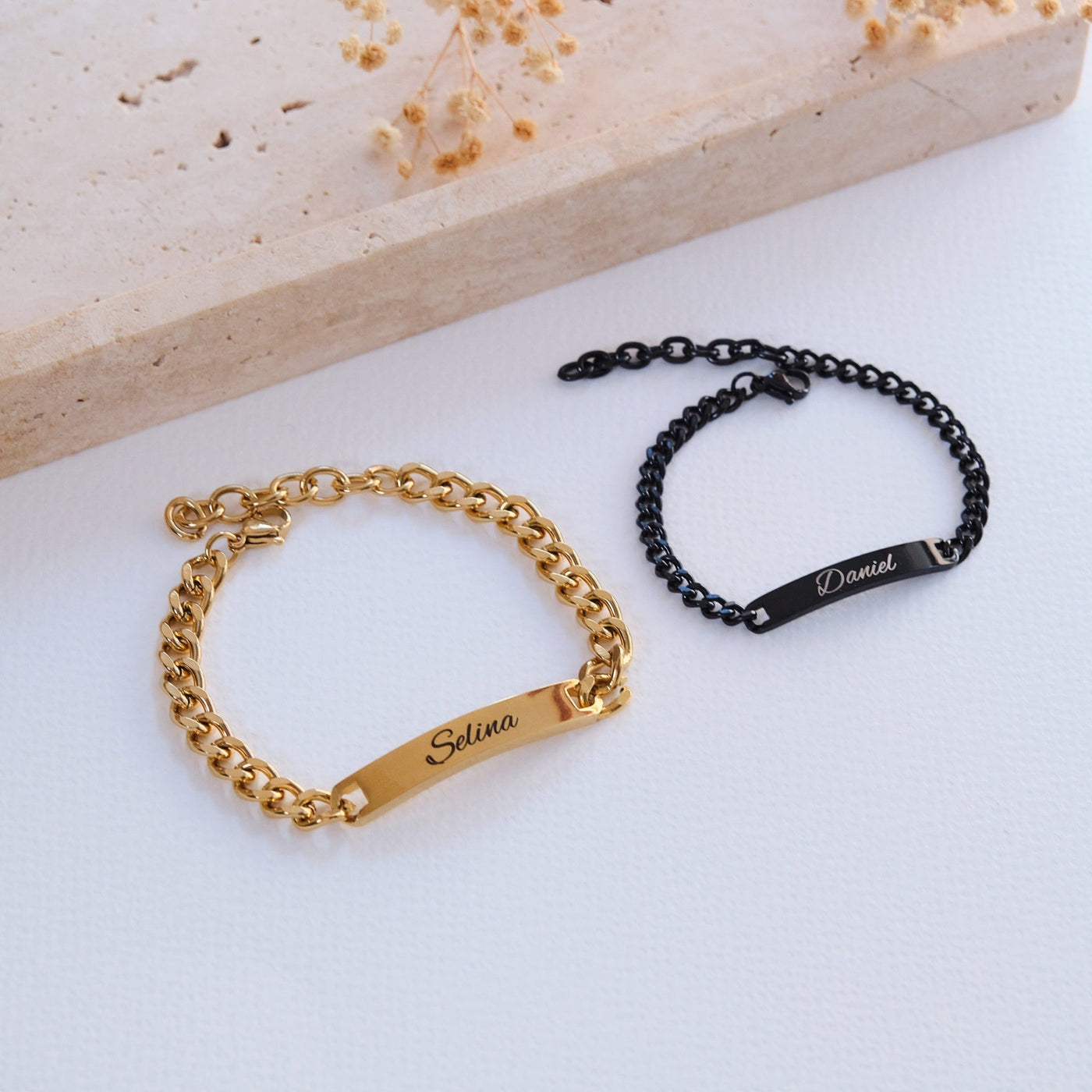 ID Partnerarmband mit Wunschgravur - OTANTO