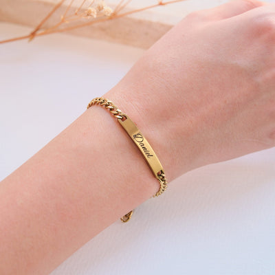 ID Partnerarmband mit Wunschgravur - OTANTO