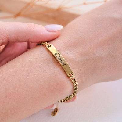 ID Partnerarmband mit Wunschgravur - OTANTO
